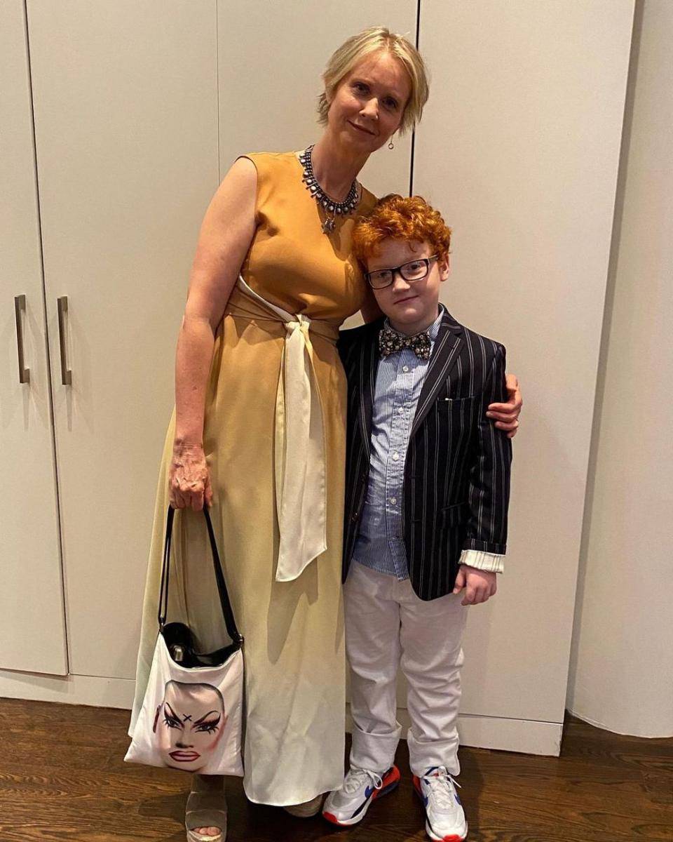 Cynthia Nixon, Max Ellington Nixon-Marinoni (instagram.com/cynthiaenixon)