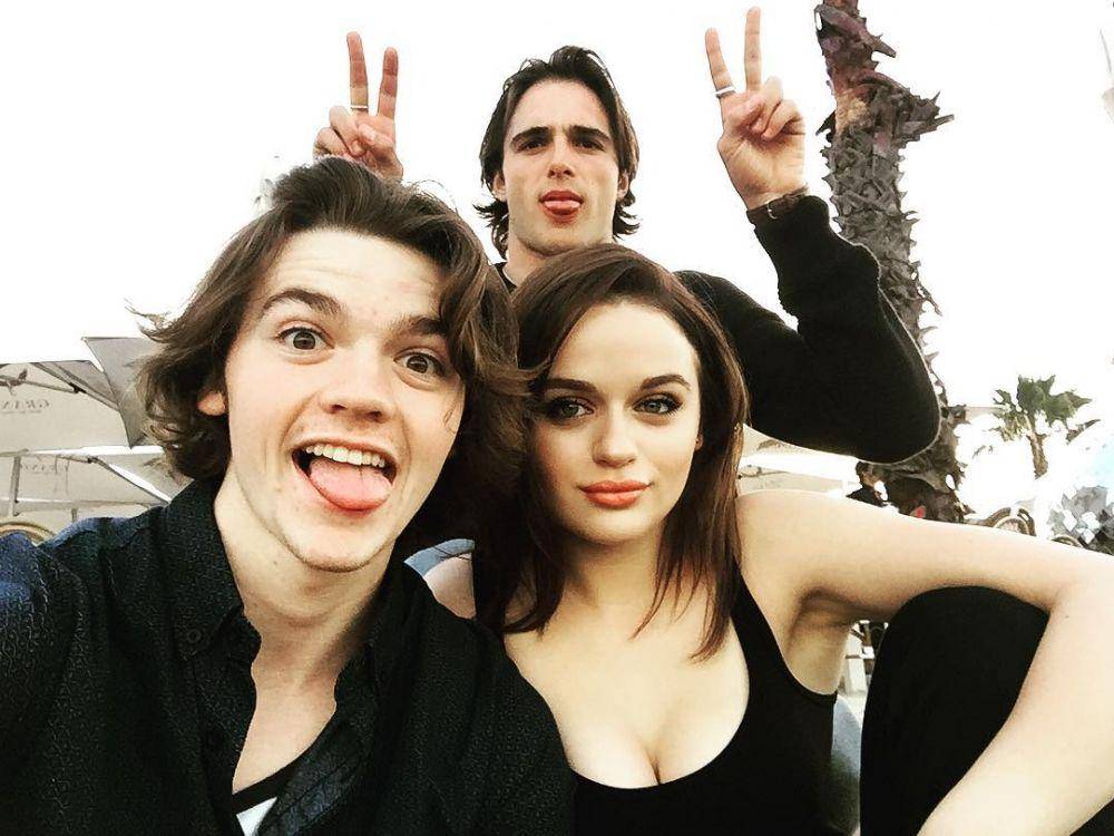 Joel Courtney, Joey King, dan Jacob Elordi (instagram.com/joel_courtney)