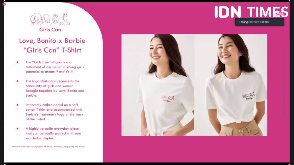 Zoom Virtual Event: LB x Barbie, Kamis (15/7/2021). IDN Times/Tyas Hanina