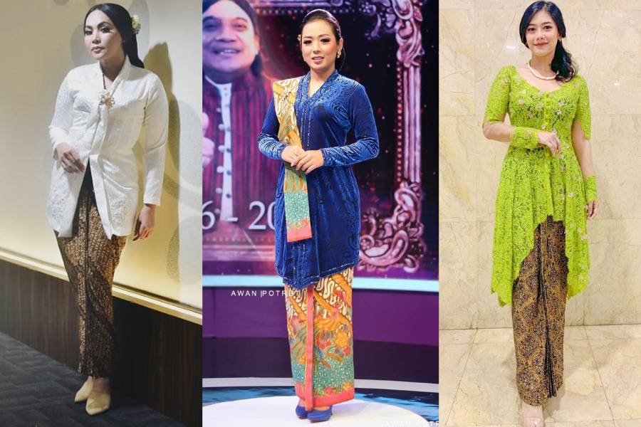 Kebaya kondangan ala sinden OVJ (Berbagai sumber)