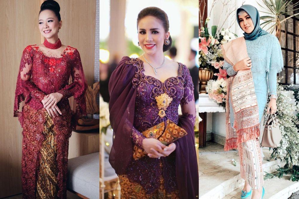 14 Gaya Kebaya Kondangan ala Istri Pengusaha, Desainnya Cetar!