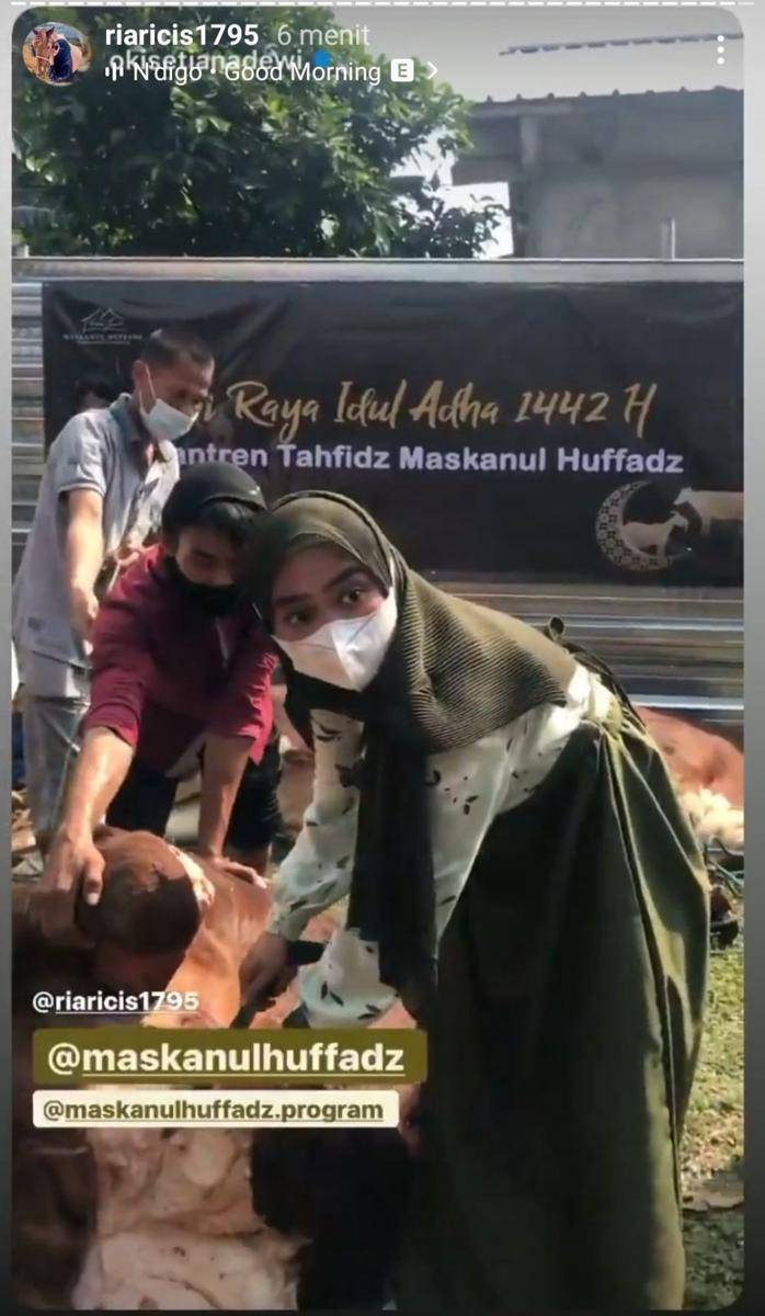 Ria Ricis kurban (Instagram.com/riaricis1795)