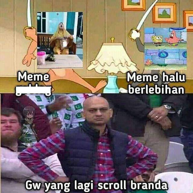 meme muka kesal (instagram.com/asupan.mim)