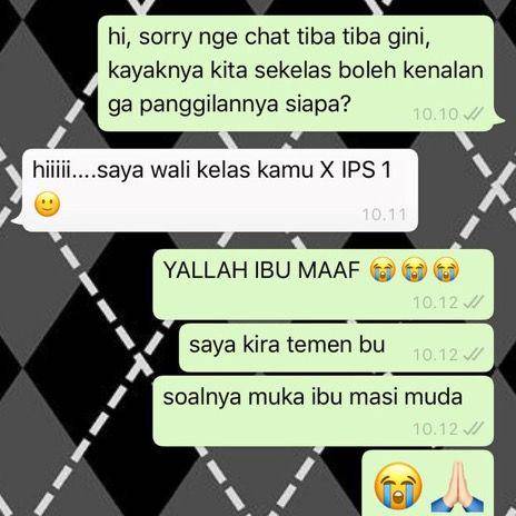 chat siswa kocak (twitter.com/kookojoonie)