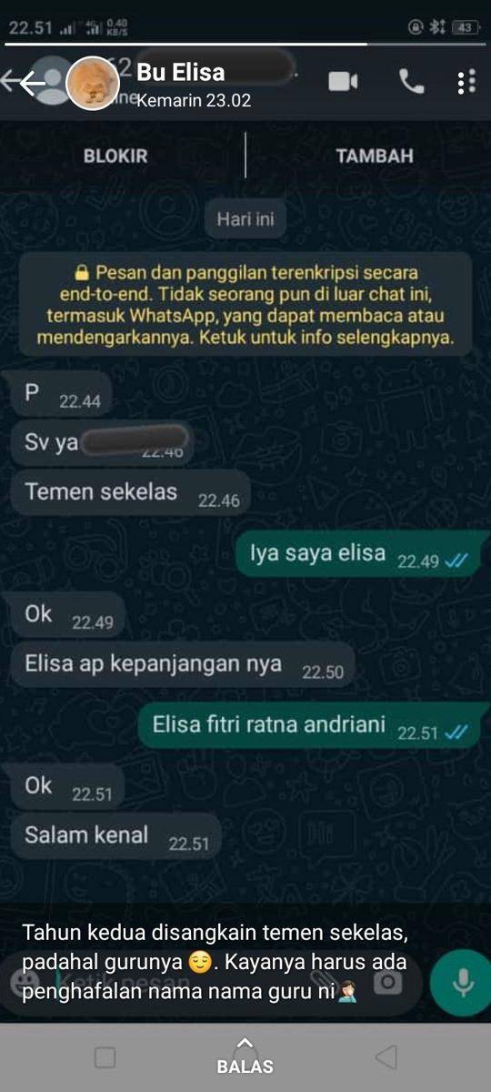 chat siswa kocak (twitter.com/schfess)
