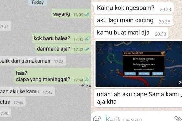 14 Momen Putus di Chat yang Gak Terduga, Bikin Gak Tega