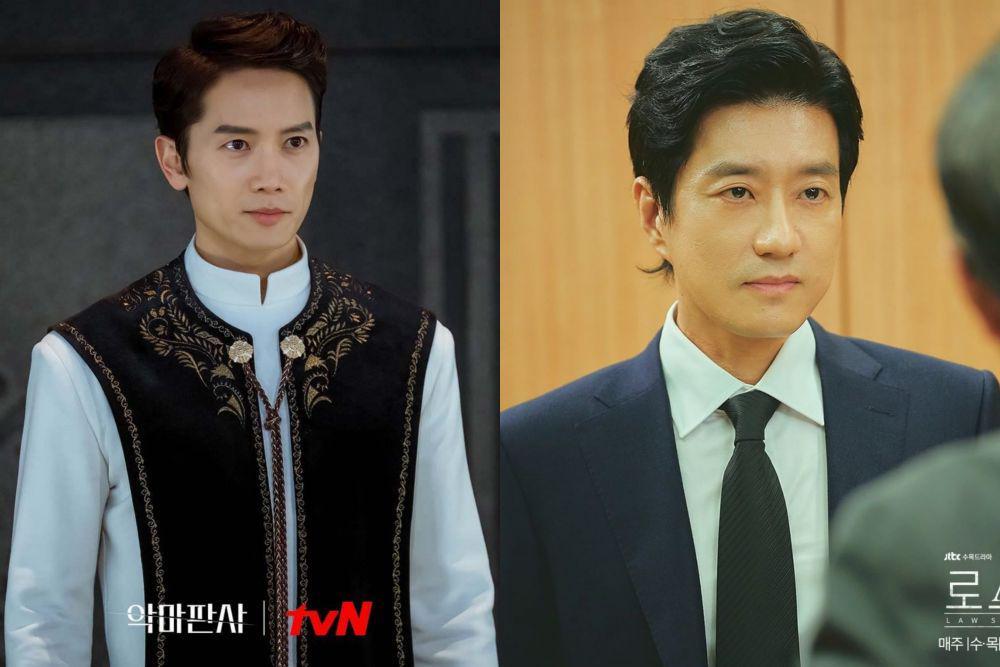 Bintangi Drama Hukum, 10 Adu Pesona Ji Sung vs Kim Myung Min
