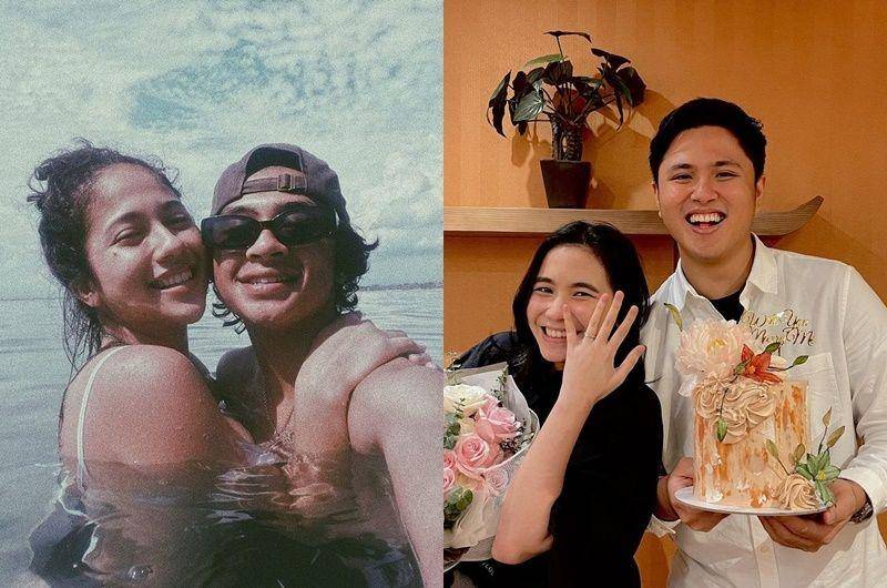 Bastian Steel dan Sitha Marino (instagram.com/bastiansteel) | Ashilla Zee dan tunangan (instagram.com/ashzahrantiara)