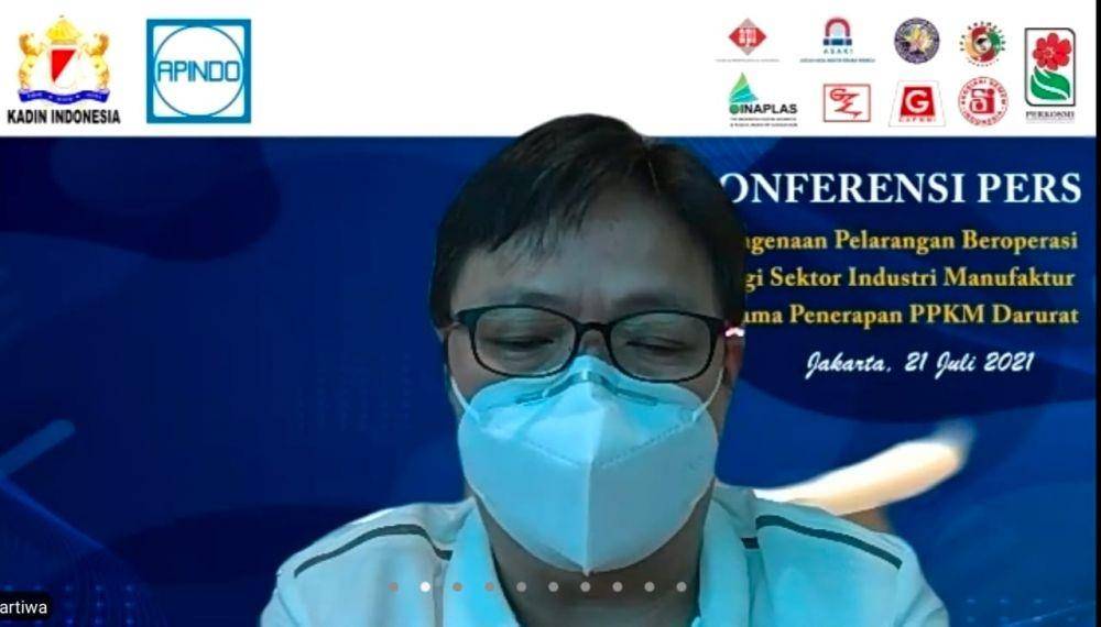 Ketua Umum Asosiasi Pertekstilan Indonesia (API) Jemmy Kartiwa (Dok. Tangkapan Layar Vadhia Lidyana/IDN Times)