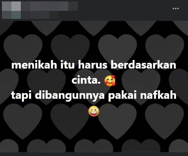 status Facebook tentang pernikahan (instagram.com/ngakakreceh)