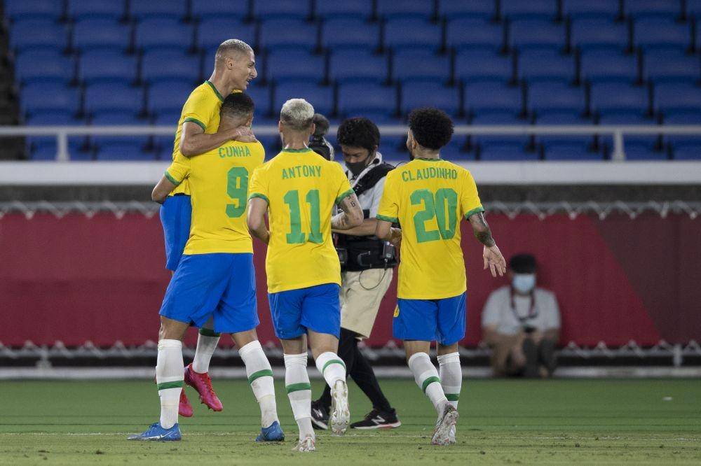 Brasil vs Jerman. (twitter.com/CBF_Futebol)