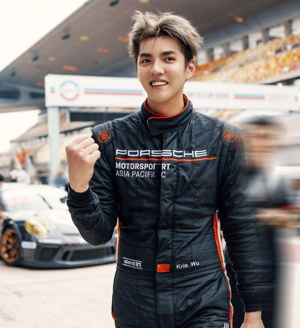 Kris Wu di kompetisi Porsche Sports Cup 2020 (twitter.com/nagamager)