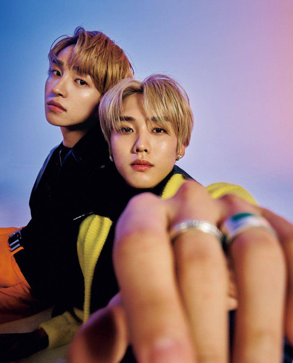 Sangyeon dan Jacob THE BOYZ di pemotretan majalah SPUR Jepang (spur.hpplus.jp)