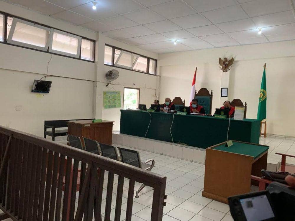 Sidang penganiaya perawat Siloam Palembang berlangsung secara virtual (IDN Times/istimewa)
