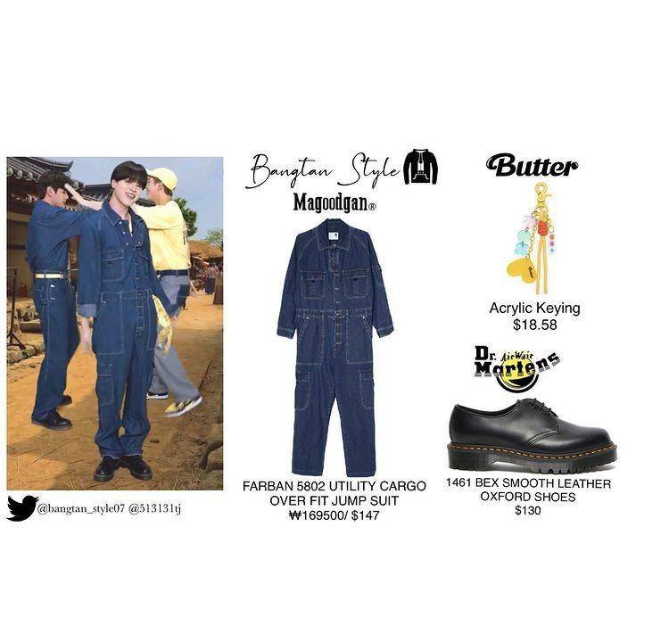 Harga outfit BTS Permission to Dance "Anywhere" (instagram.com/bangtanstyle.7)