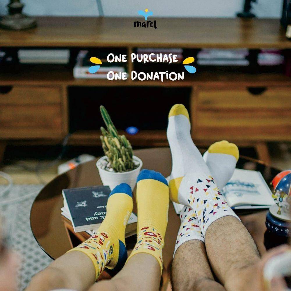 Foto produk kaus kaki. (instagram.com/marelsocks)