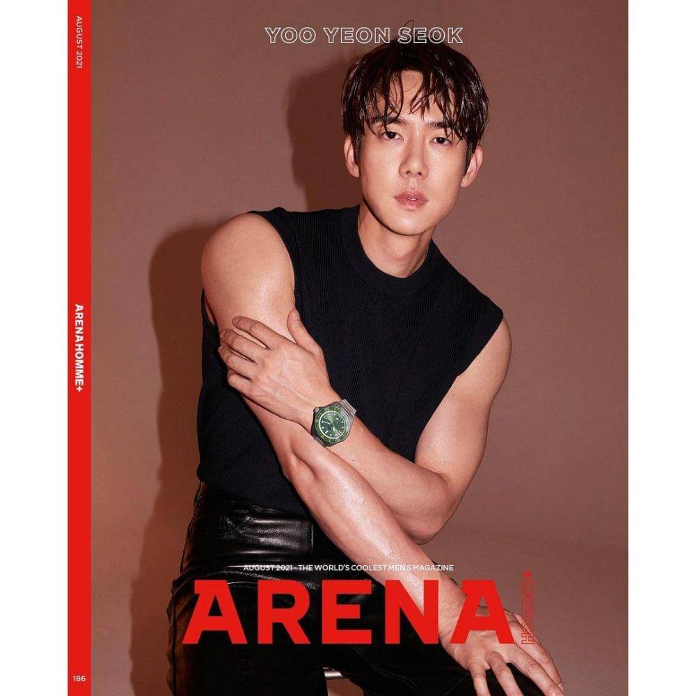 Yoo Yeon Seok di majalah ARENA Korea (instagram.com/yoo_yeonseok)