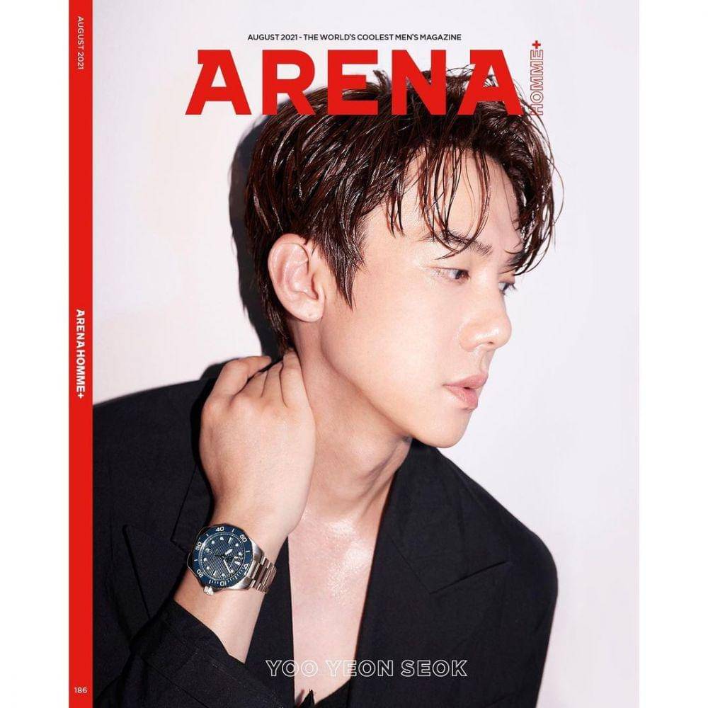 Yoo Yeon Seok di majalah ARENA Korea (instagram.com/yoo_yeonseok)