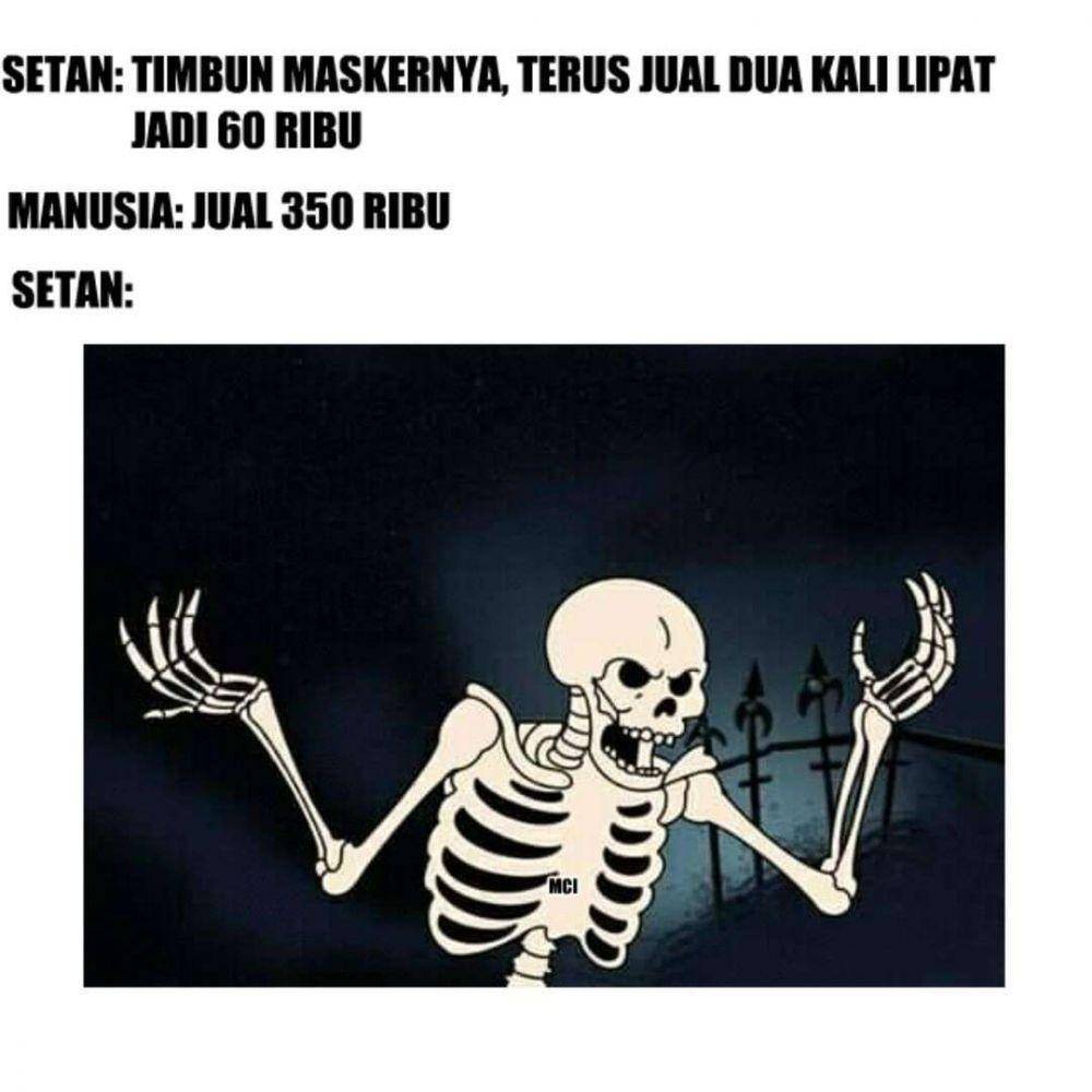 meme ekspresi setan (instagram.com/memecomic.id)
