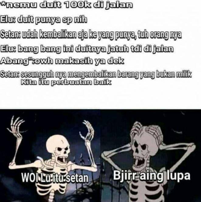 meme ekspresi setan (instagram.com/recehqq.id)