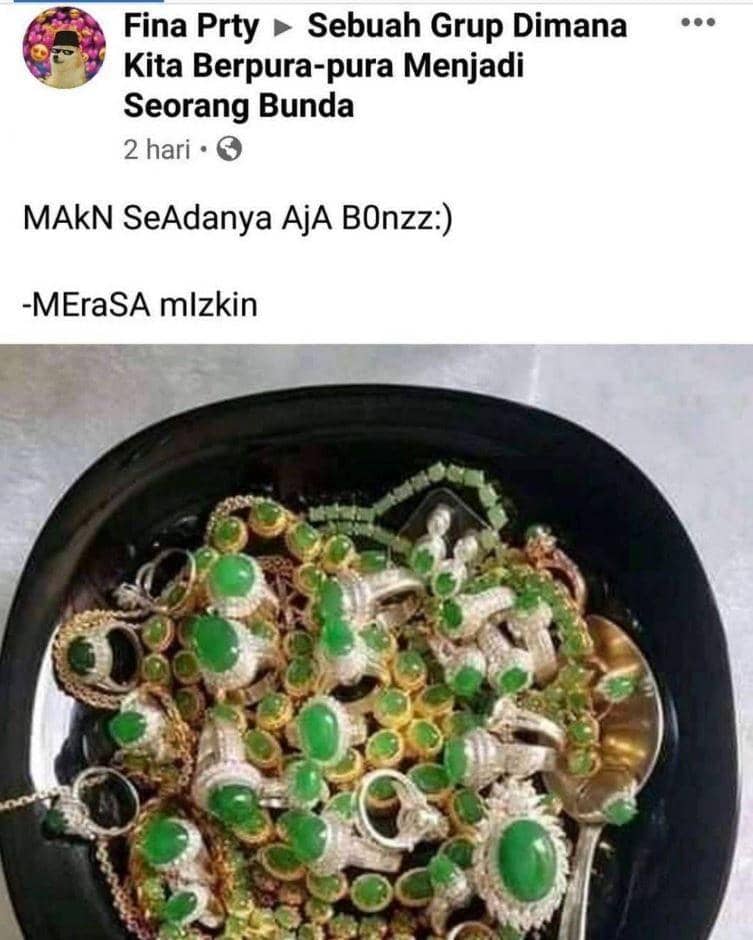 pamer di media sosial (instagram.com/duhreceh.id)