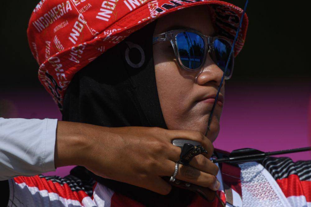 Diananda menempati posisi ke-40 dengan total poin 631. (ANTARA/Sigid Kurniawan/aww).