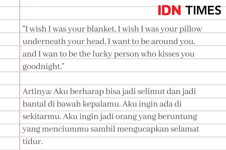 Caption Bahasa Inggris romantis (IDN Times/M. Tarmizi Murdianto)
