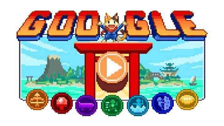 Game Google untuk menyambut Olimpiade Tokyo. (dok. Google)