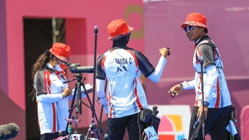 Beregu campuran panahan Indonesia, Riau Ega Agatha/Diananda Choirunisa / Komite Olimpiade Indonesia