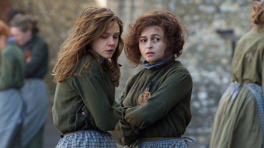 Carey Mulligan dan Helen Bonham Carter di film Suffragette (latimes.com)