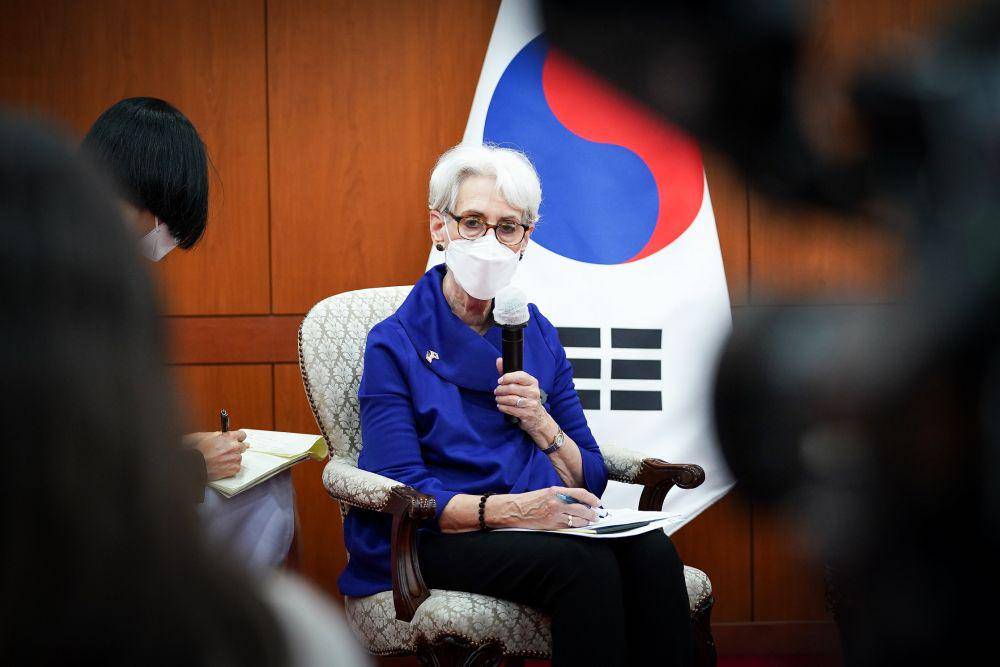 Wakil Menteri Luar Negeri AS Wendy R. Sherman hadiri '9th ROK-U.S. Vice Foreign Ministerial Strategic Dialogue' di Seoul. (Twitter.com/MOFAkr_eng)