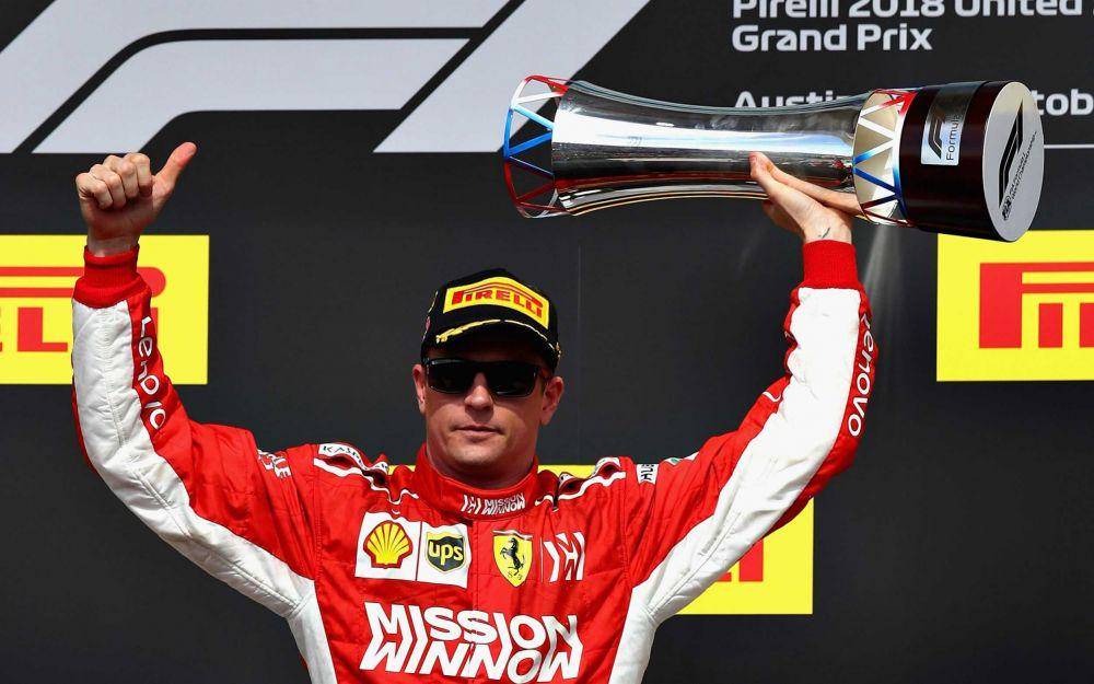 Kimi Raikkonen pada GP AS 2018 (telegraph.co.uk)