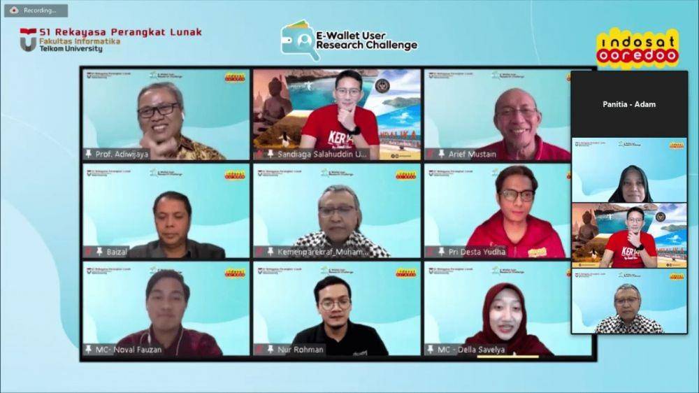 Peluncuran e-Wallet User Research Challenge 2021 (Dok. Indosat)