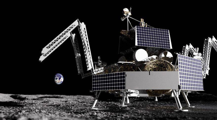 kendaraan pendarat  Griffin yang akan membawa VIPER ke Bulan (spacenews.com)
