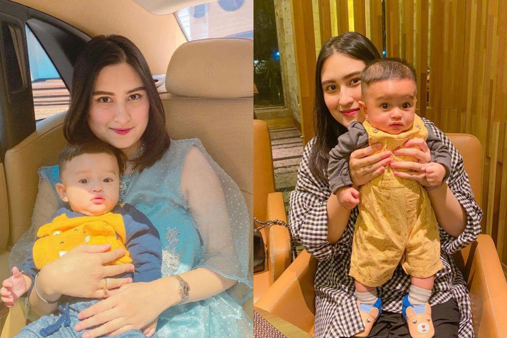 9 Potret Keseharian Angbeen Rishi Asuh Baby Ardashir, Mama Idaman!