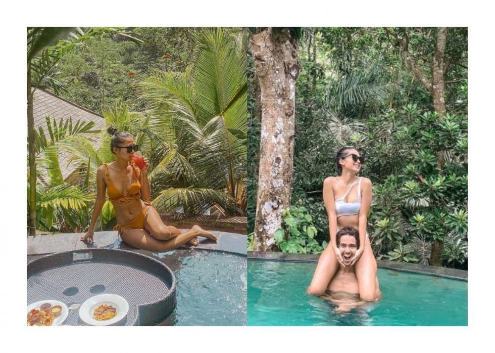 9 Potret Soraya Rasyid di Kolam Renang, Bikin Terhipnotis!