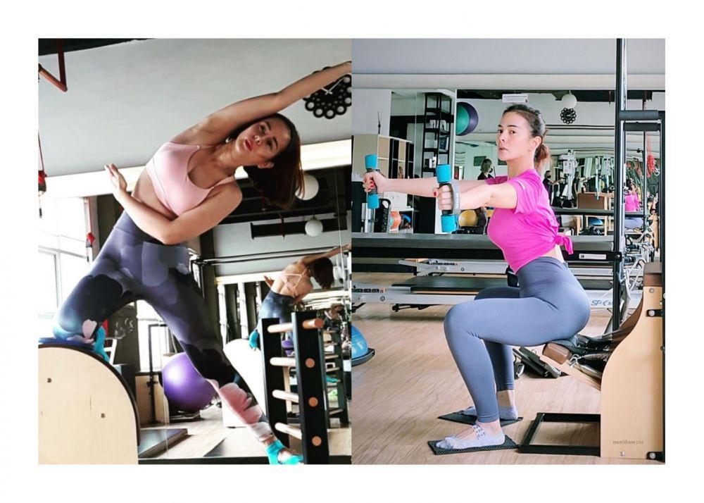 9 Potret Bugar Astrid Tiar saat Olahraga, Body Goals Abis!