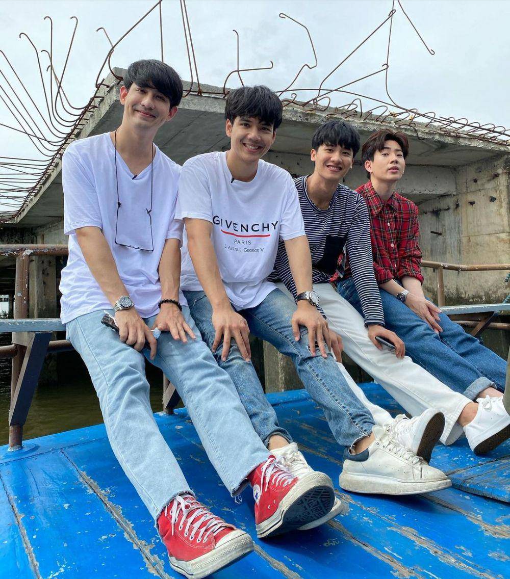Leo Saussay, Nicky Nachat, Tawan Vihokratana, dan Off Jumpol (instagram.com/tawan_v)