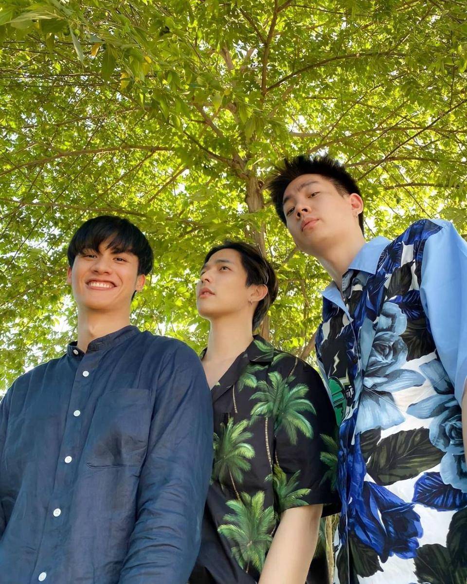 Tawan Vihokratana, Lee Thanat dan Off Jumpol (instagram.com/lee_thanat)