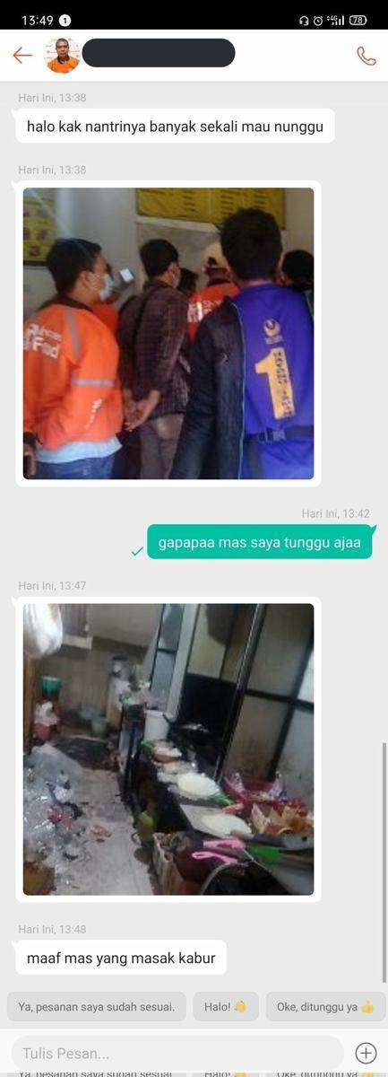 alasan ojek online lama (twitter.com/txtdarionlshop)