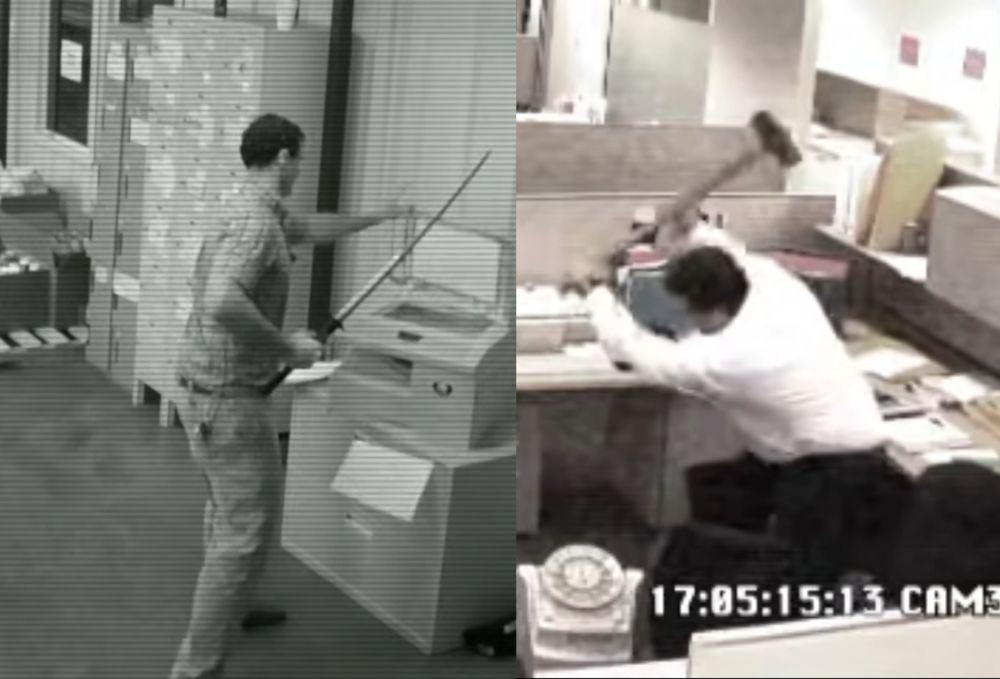 Takut! 9 Kompilasi Video Orang Ngamuk di Kantor Terekam CCTV