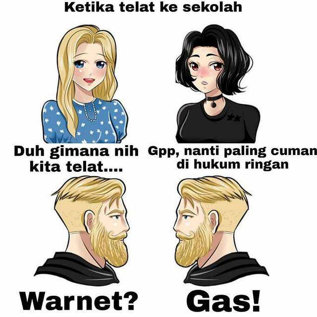 meme beda cewek dan cowok (instagram.com/memes.comik.indonesia)