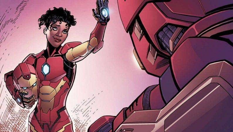 Riri Williams versi komik. (Dok. Marvel Comics)