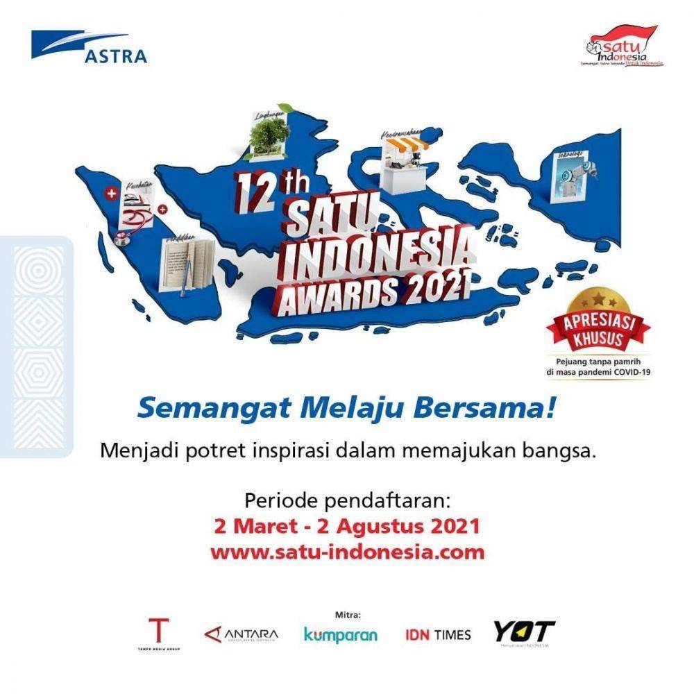 12th SATU Indonesia Awards 2021 (Instagram/satu_indonesia)