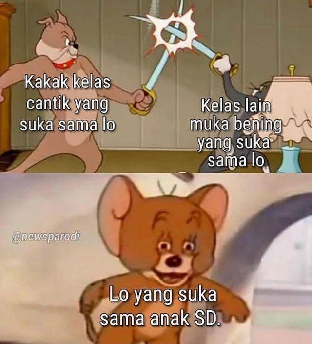 meme beda sendiri (instagram.com/newsparodi)