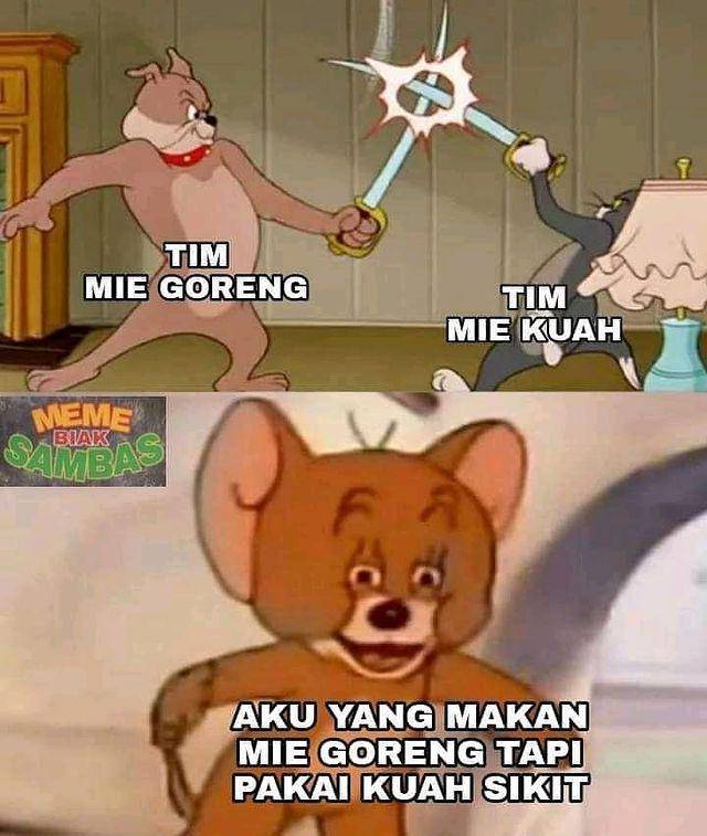 meme beda sendiri (instagram.com/majelis_humor_indonesia)