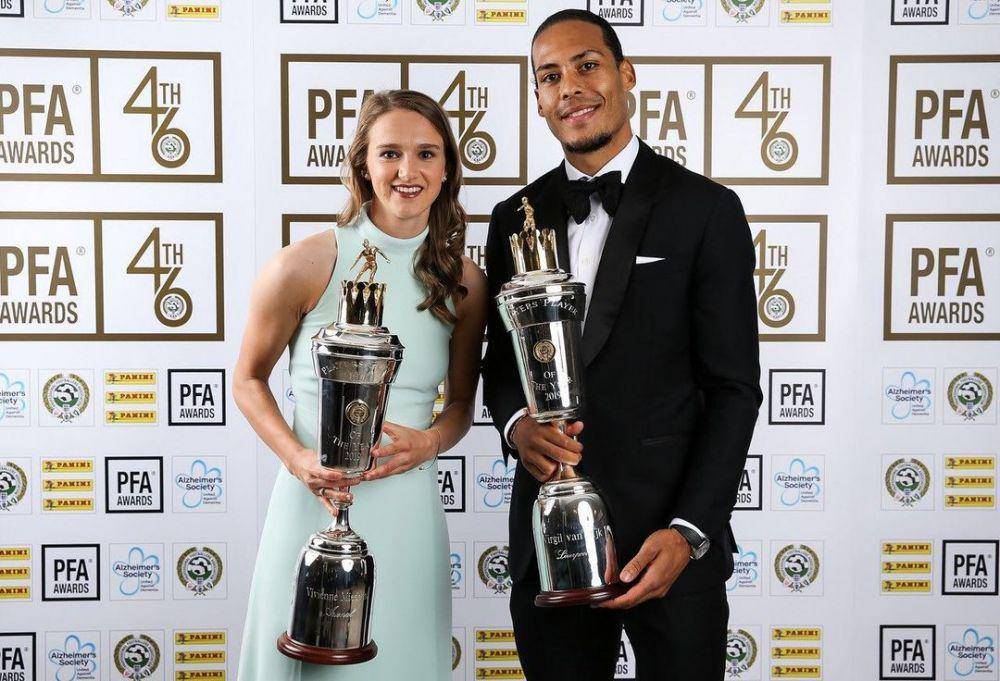 Vivianne Miedema dan Virgil van Dijk (instagram.com/viviannemiedema)