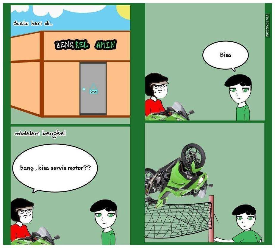 meme servis motor (instagram.com/iradik_)