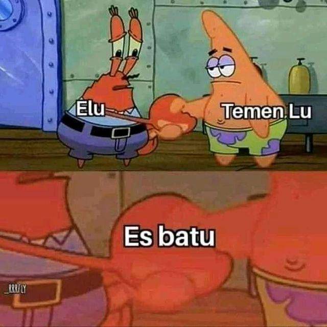 meme beda sendiri (instagram.com/majelis_humor_indonesia)