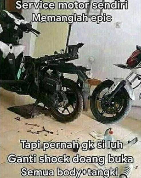meme servis motor (instagram.com/meme_otomotif)
